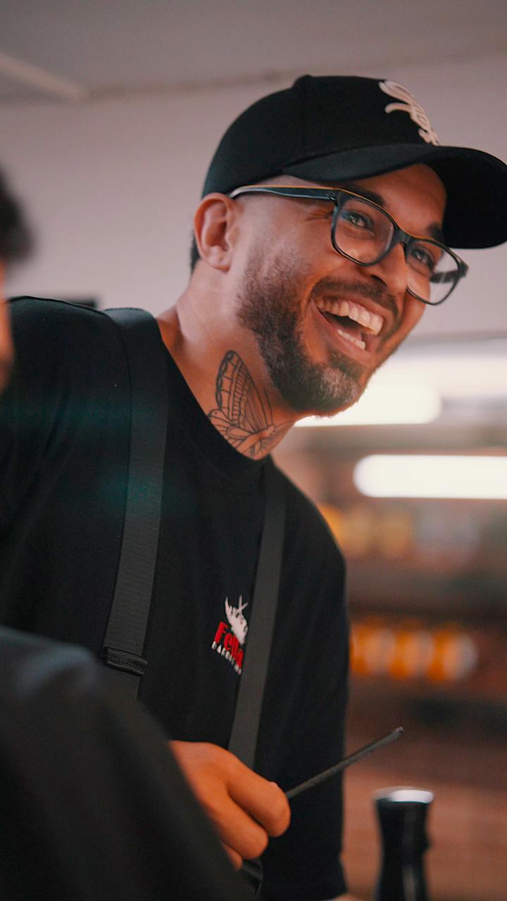 Fellas Barbers Beard with Fade service